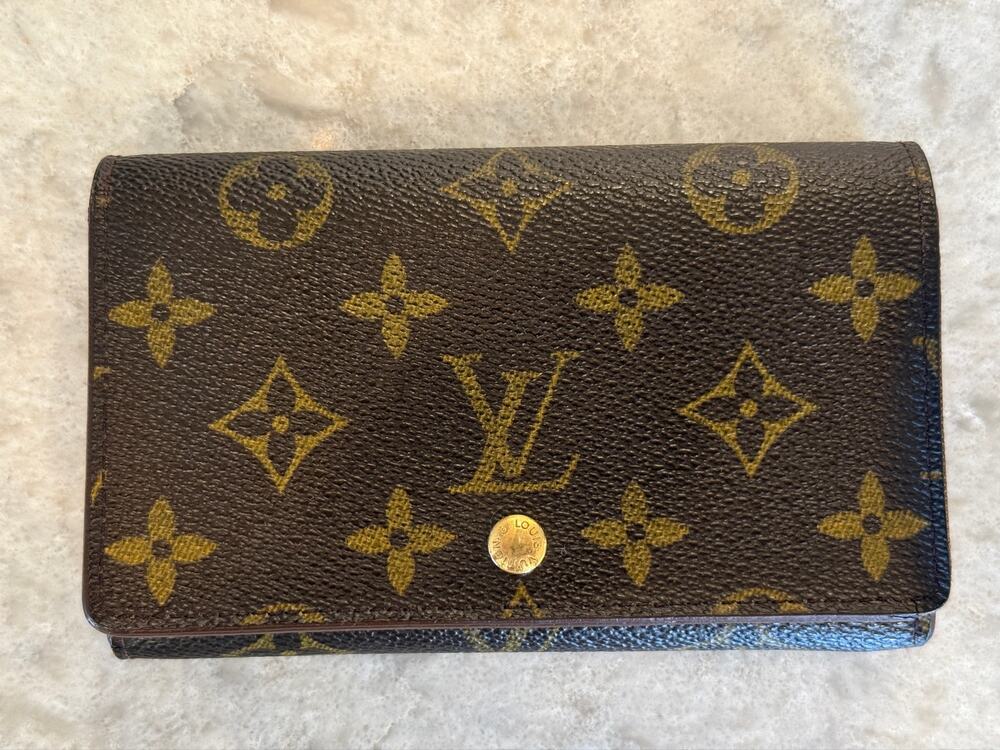 Louis Vuitton Monogram Porte Monnaie Billets Tresor Wallet M61730 Vintage